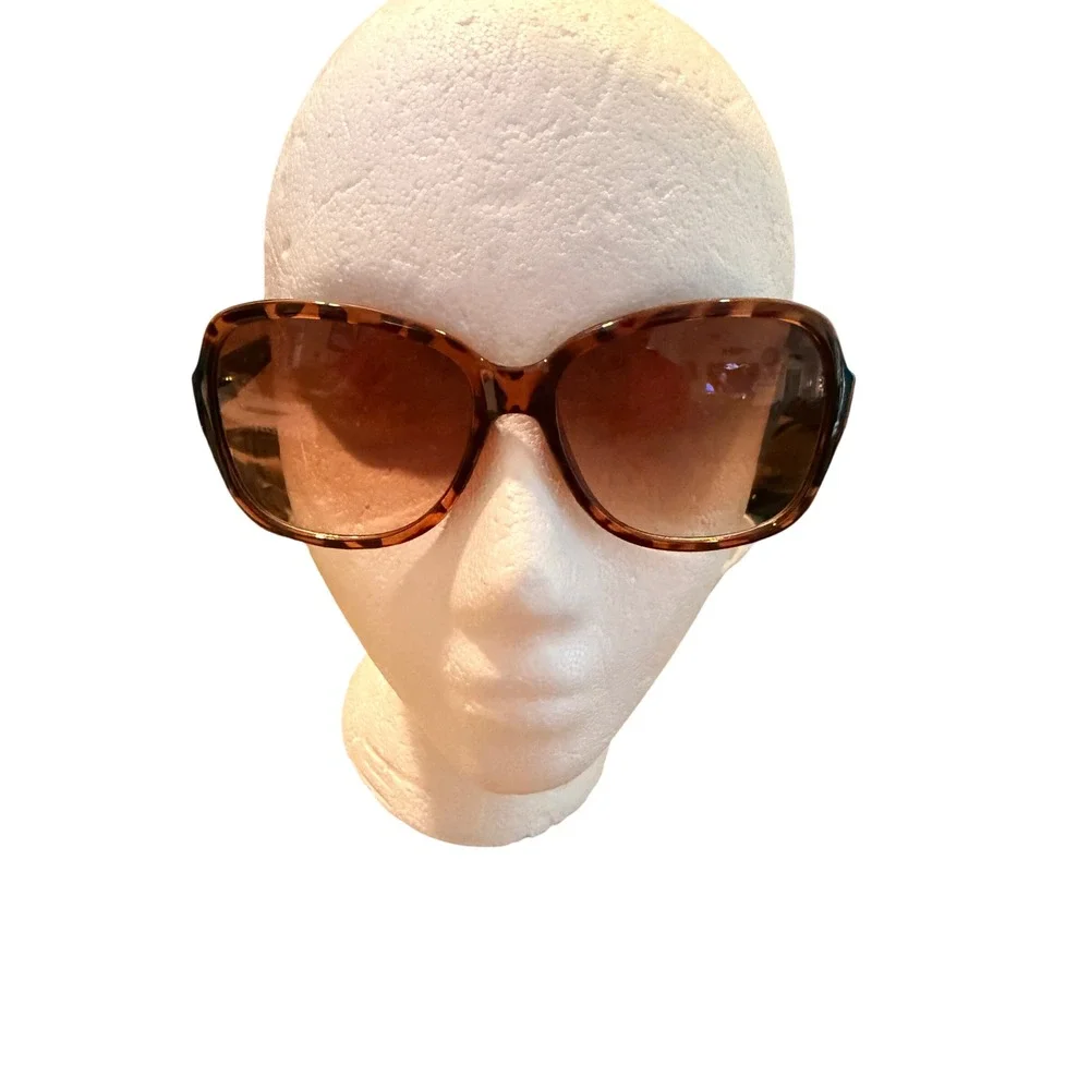 Steve Madden Y2K Glam Oversized Sunglasses Tortoise Brown Hollywood Coastal Chic